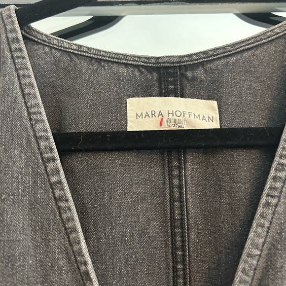 Mara Hoffman Sophie Black Denim Dress - Picture 3 of 7